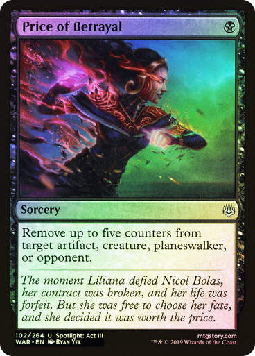 Price of Betrayal (WAR) (102) / Foil