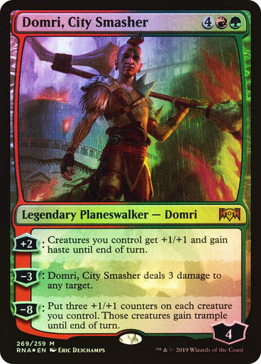 Domri, City Smasher (RNA) (269) / Foil