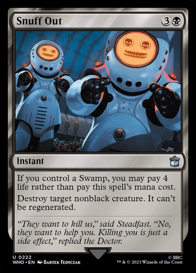 Snuff Out (WHO) (222)