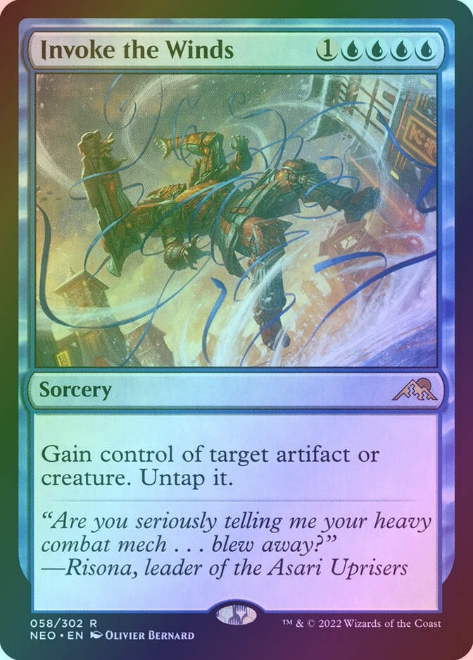 Invoke the Winds (NEO) (58) / Foil