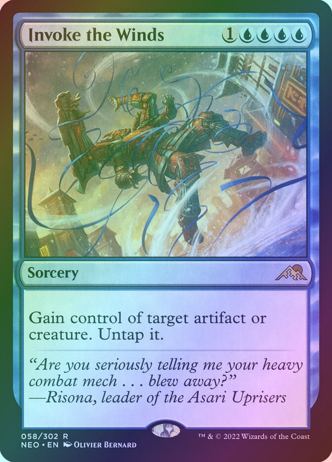 Invoke the Winds (NEO) (58) / Foil