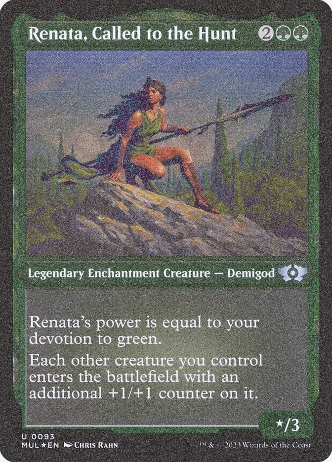 Renata, Called to the Hunt (MUL) (93) / Foil Etched