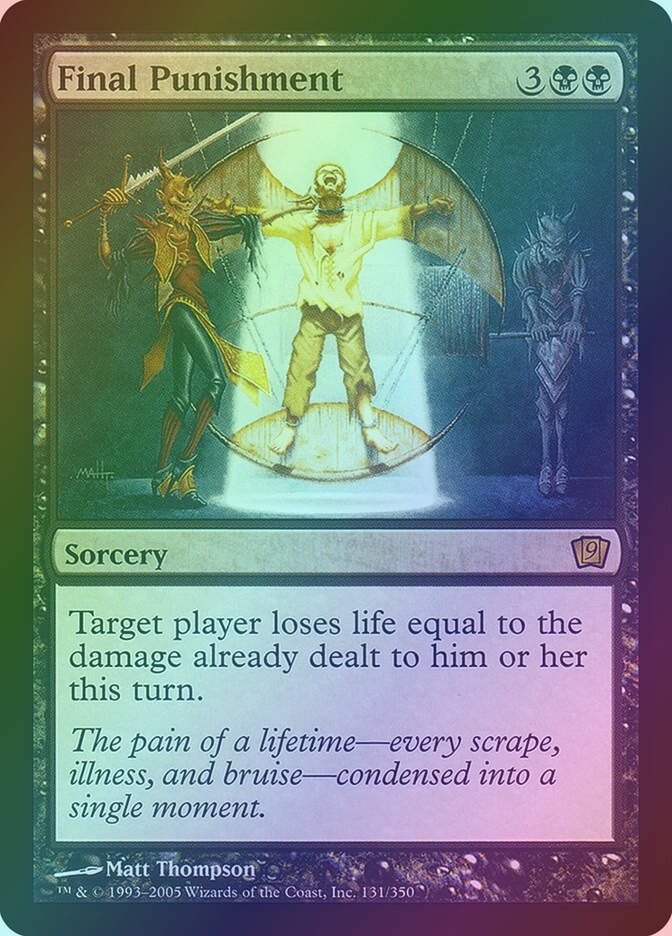 Final Punishment (9ED) (131★) / Foil