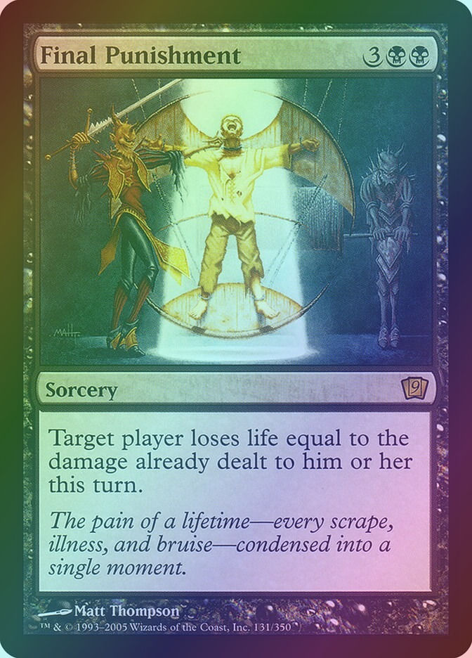 Final Punishment (9ED) (131★) / Foil