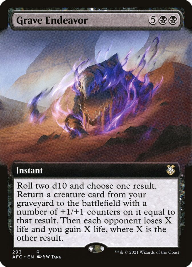 Grave Endeavor (AFC) (293) / Extended Art