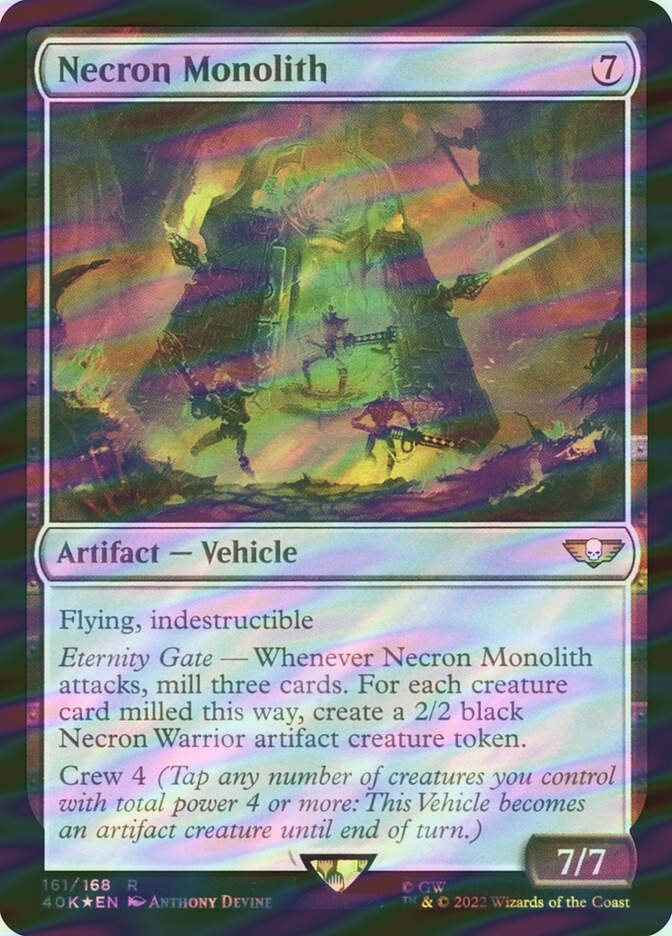 Necron Monolith (40K) (161★) / Surge Foil