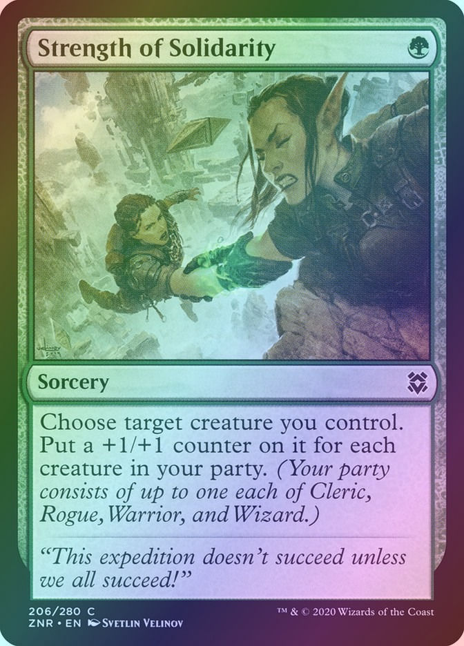 Strength of Solidarity (ZNR) (206) / Foil