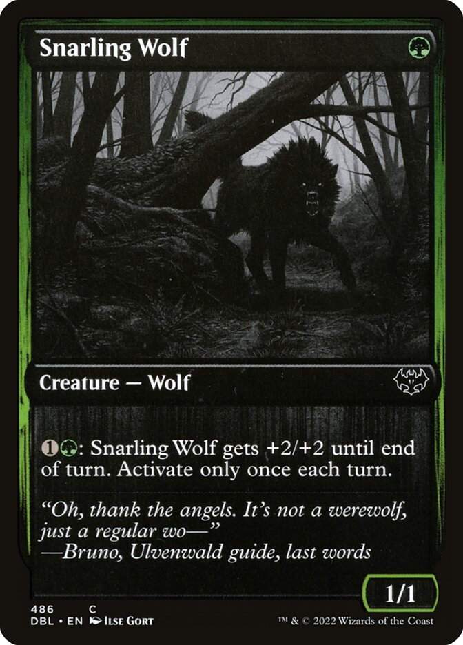 Snarling Wolf (DBL) (486)