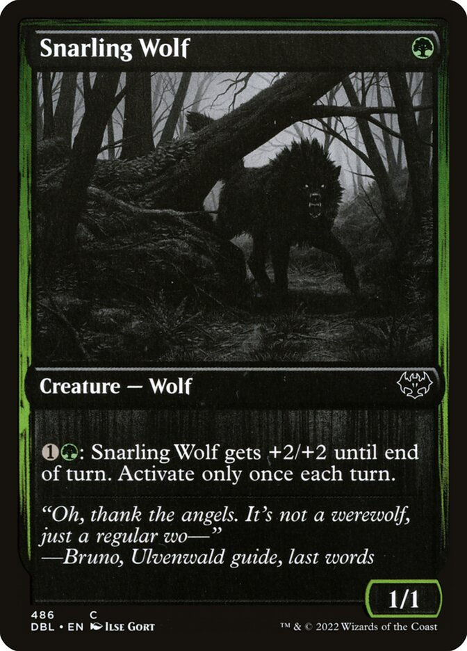 Snarling Wolf (DBL) (486)