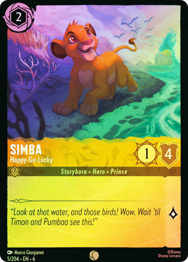 Simba - Happy-Go-Lucky (LOR_AZU) / Foil