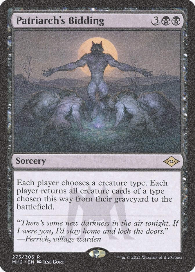 Patriarch's Bidding (MH2) (275) / Foil Etched
