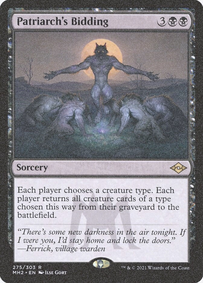 Patriarch's Bidding (MH2) (275) / Foil Etched