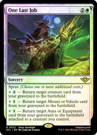 One Last Job (otj) (22) / Foil