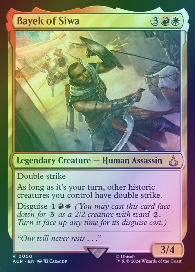 Bayek of Siwa (ACR) (50) / Foil