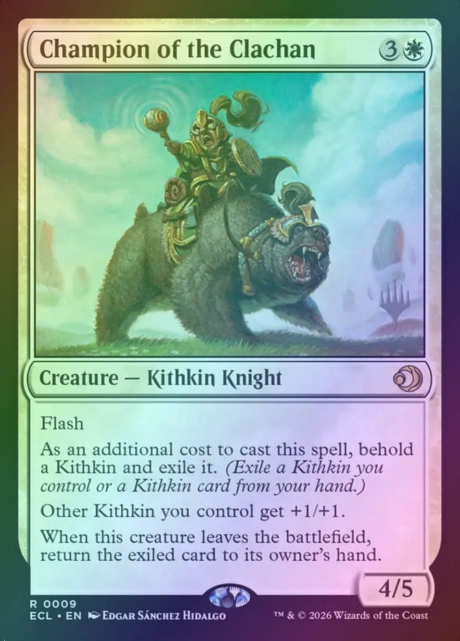 Champion of the Clachan (PECL) (9p) / Foil