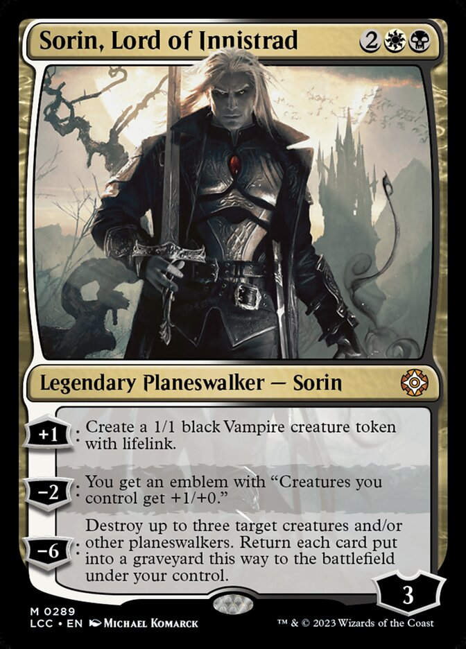 Sorin, Lord of Innistrad (LCC) (289)