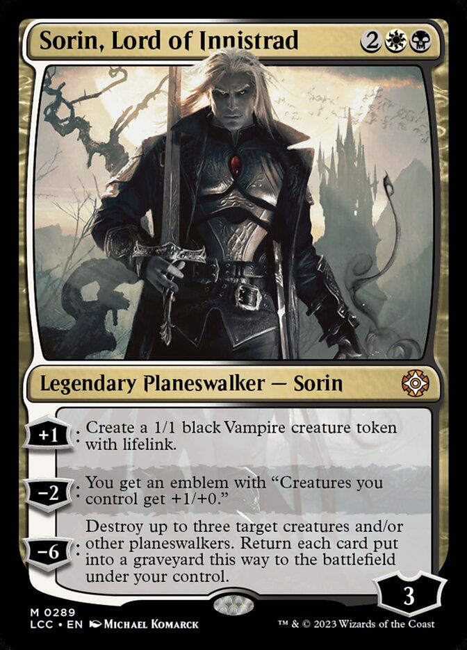 Sorin, Lord of Innistrad (LCC) (289)