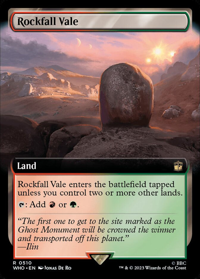 Rockfall Vale (WHO) (510) / Extended Art
