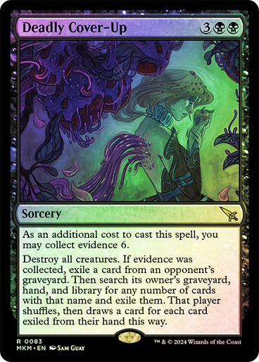 Deadly Cover-Up (mkm) (83) / Foil