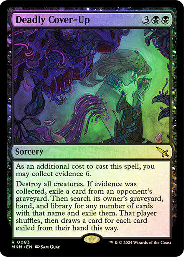 Deadly Cover-Up (mkm) (83) / Foil