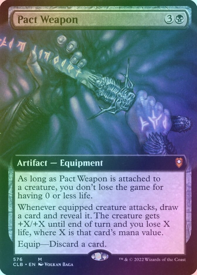 Pact Weapon (CLB) (576) / Extended Art / Foil