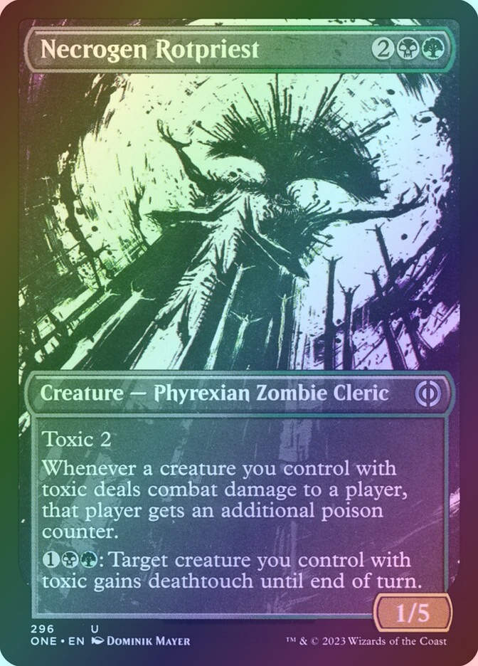 Necrogen Rotpriest (ONE) (296) / Showcase / Foil