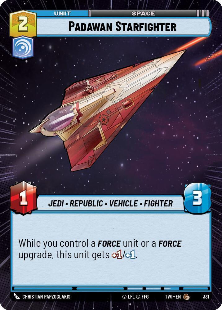 Padawan Starfighter (Hyperspace) (TWI) (331) / Foil