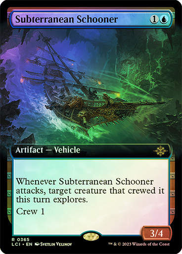 Subterranean Schooner (lci) / Extended Art / Foil