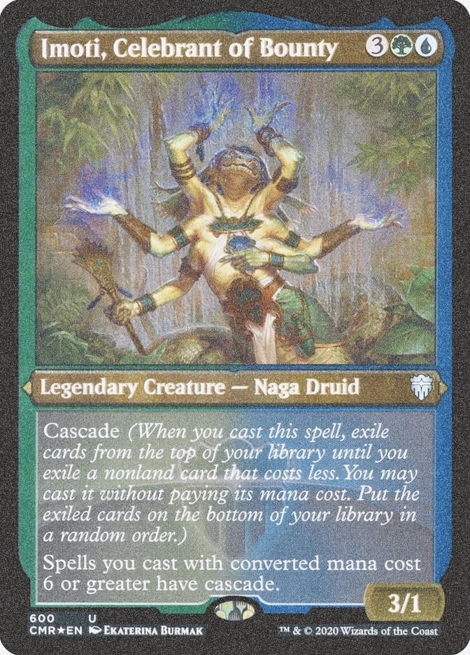 Imoti, Celebrant of Bounty (CMR) (600) / Foil Etched