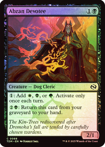 Abzan Devotee (TDM) (68) / Foil