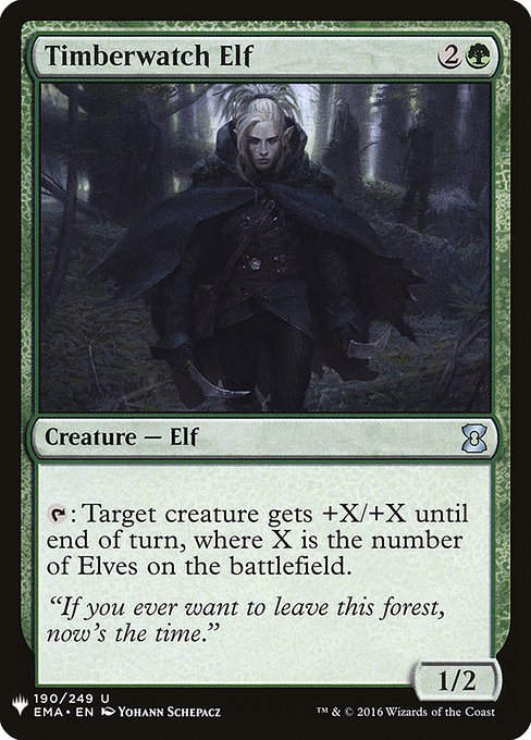Timberwatch Elf (PLST) (EMA-190)