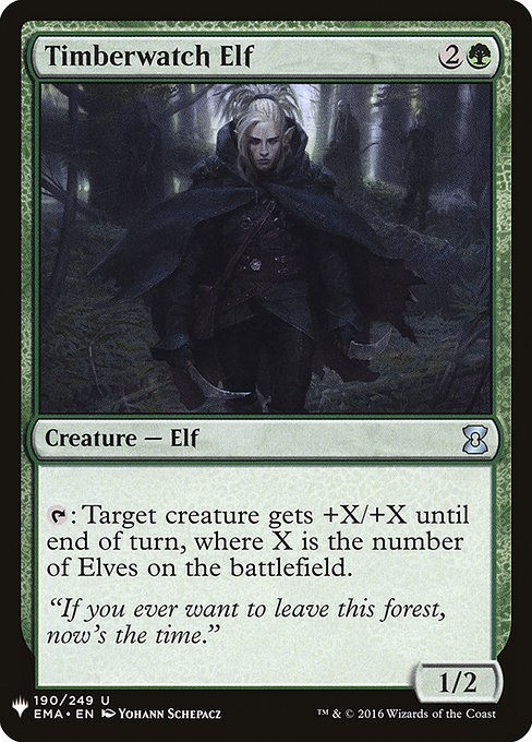 Timberwatch Elf (PLST) (EMA-190)