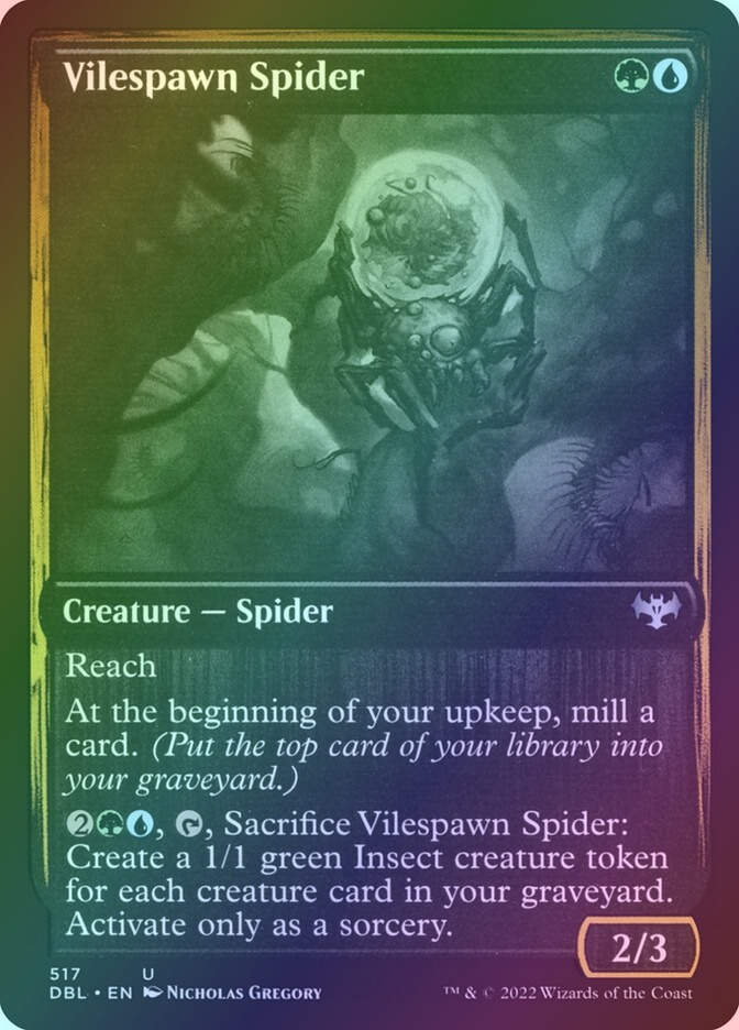 Vilespawn Spider (DBL) (517) / Foil