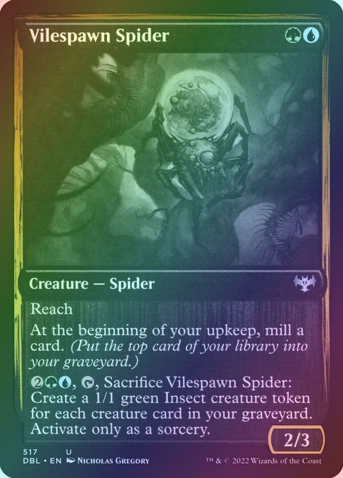 Vilespawn Spider (DBL) (517) / Foil