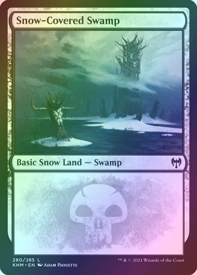 Snow-Covered Swamp (KHM) (280) / Foil