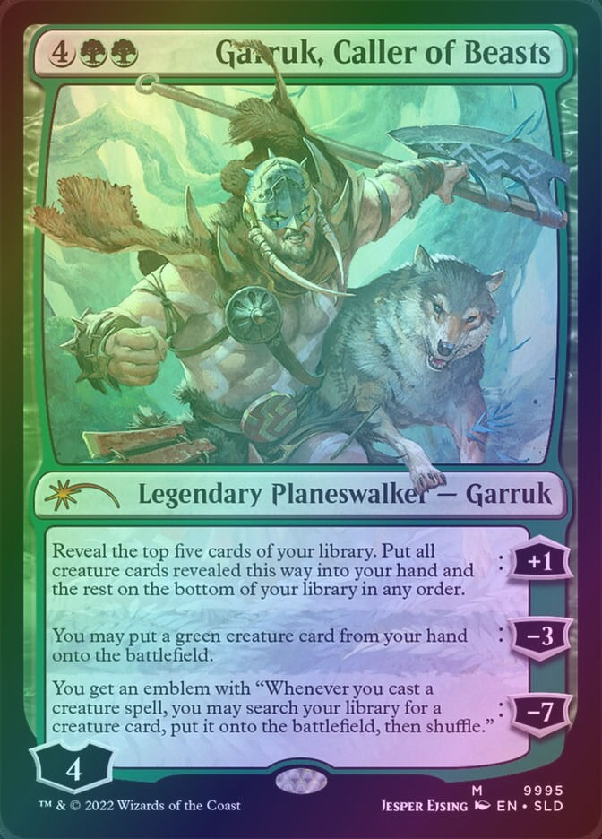 Garruk, Caller of Beasts (SLD) (9995) / Foil