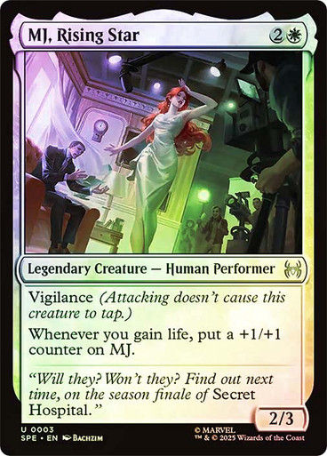 MJ, Rising Star (SPE) (3) / Foil
