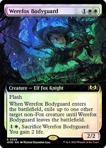 Werefox Bodyguard (woe) / Extended Art Foil