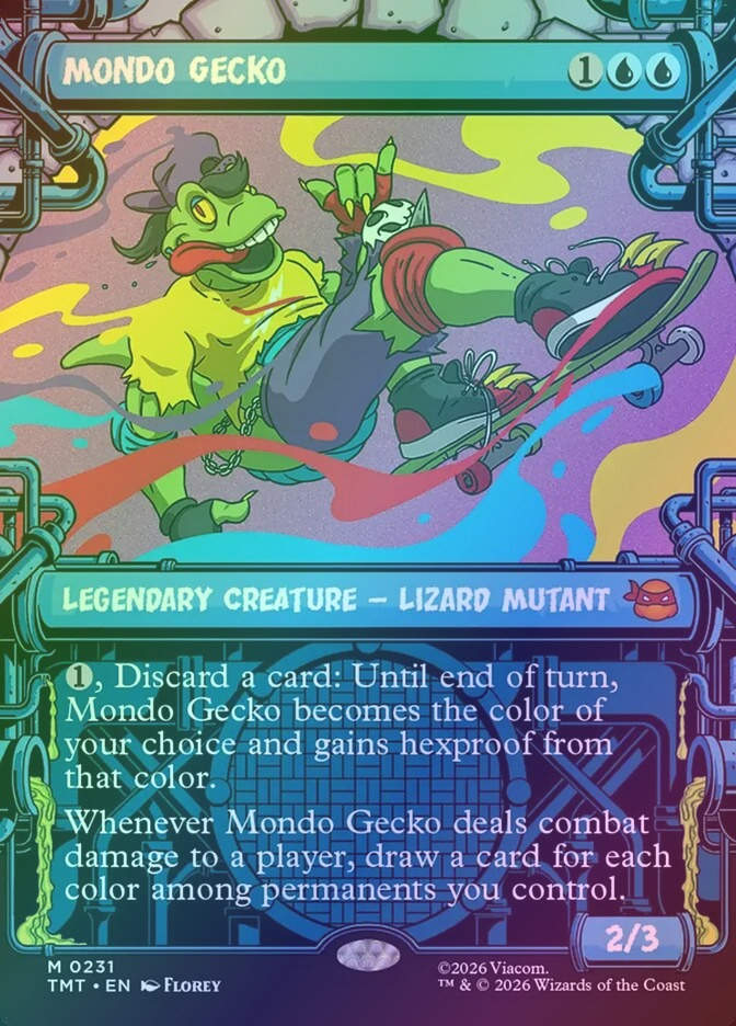 Mondo Gecko (TMT) (231) / Borderless / Showcase / Foil