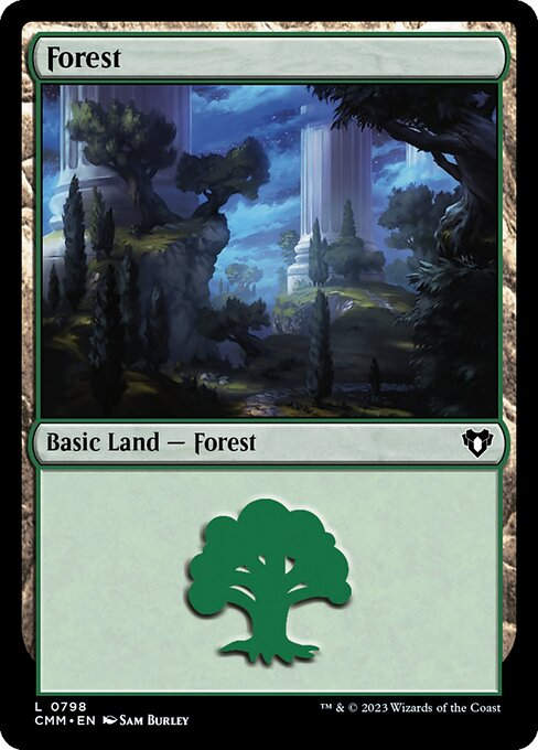 Forest (cmm) (cmm_798) (Commander Deck)