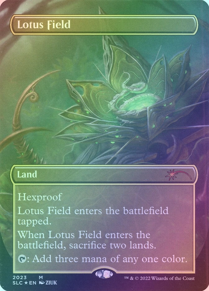 Lotus Field (SLC) (2023) / Borderless / Foil
