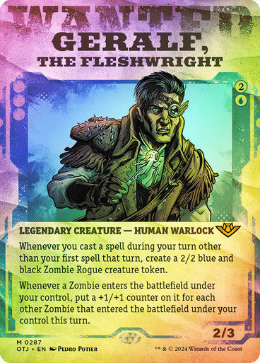 Geralf, the Fleshwright (otj) (287) / Foil Showcase
