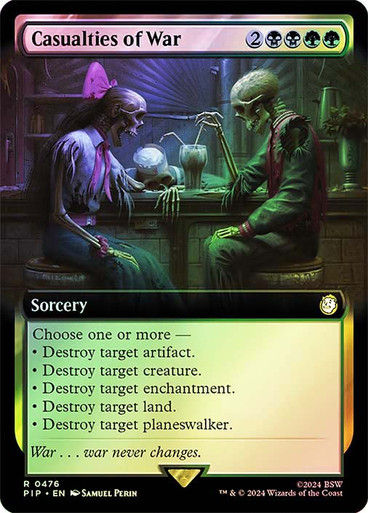 Casualties of War (pip) (476) / Extended Art Foil