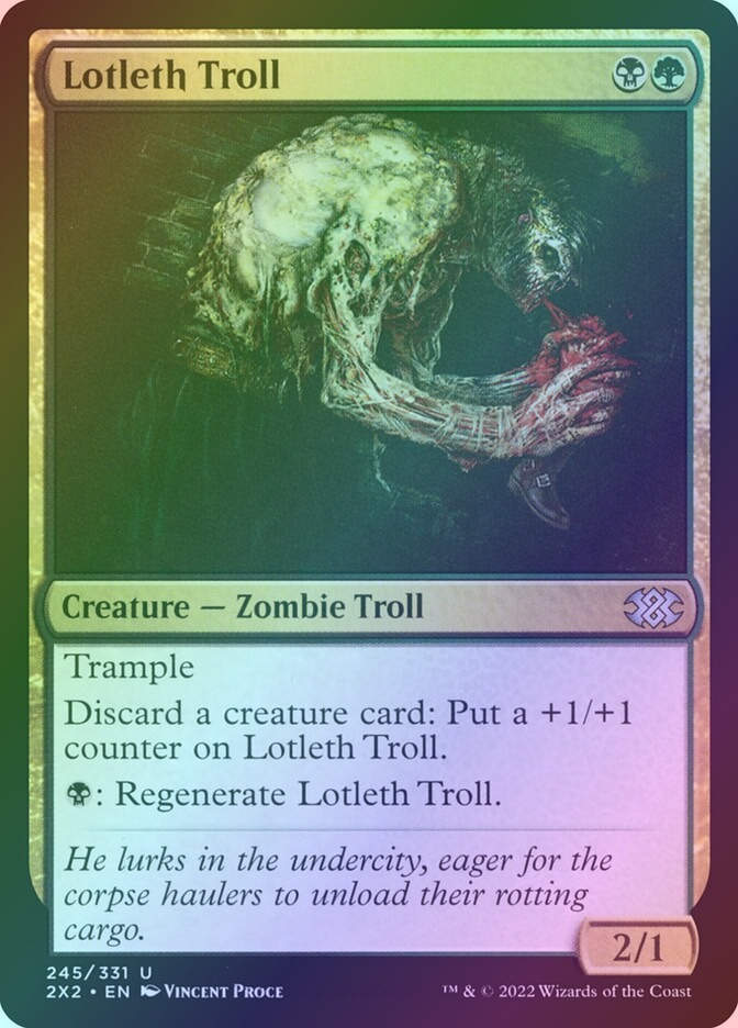 Lotleth Troll (2X2) (245) / Foil