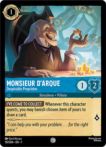 Monsieur D'Arque - Despicable Proprietor (LOR_ARC)
