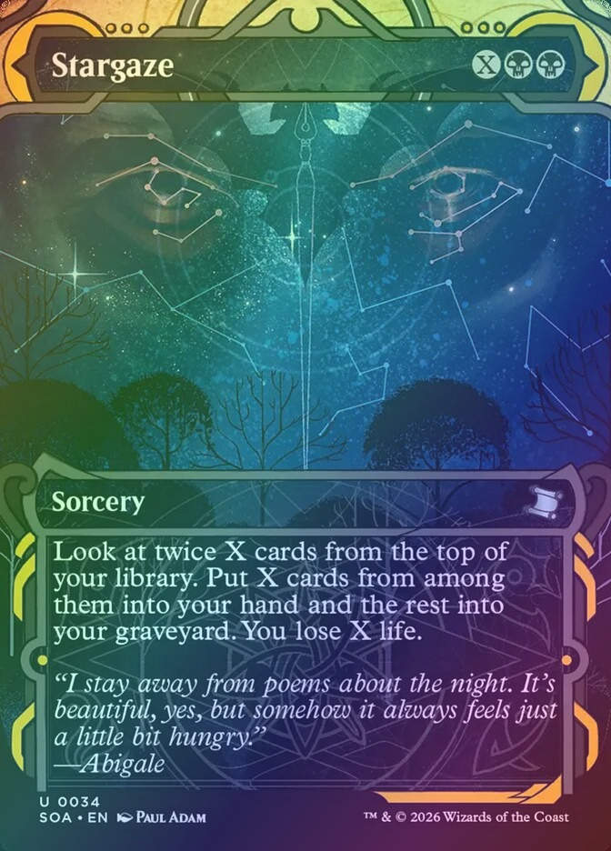 Stargaze (SOA) (34) / Borderless / Showcase / Foil