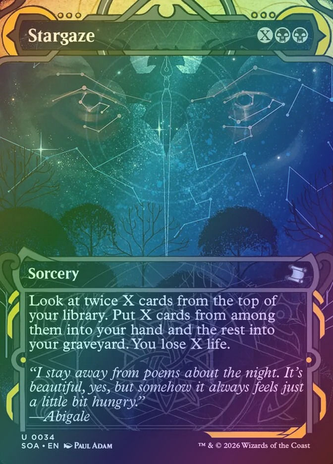 Stargaze (SOA) (34) / Borderless / Showcase / Foil