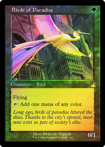 Birds of Paradise (rvr) (344) / Retro / Foil