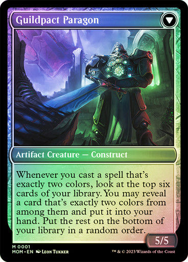 Invasion of Ravnica // Guildpact Paragon (mom) / Foil — cara 2 de 2