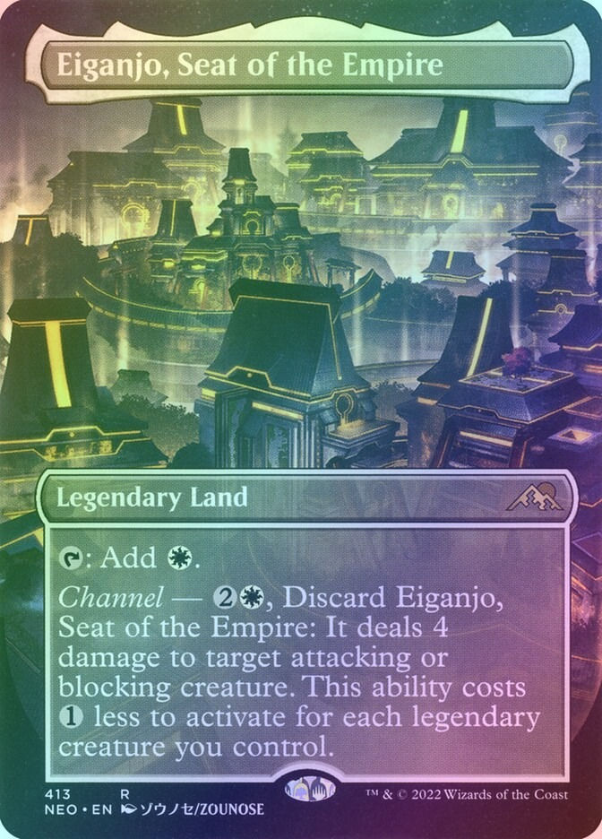Eiganjo, Seat of the Empire (NEO) (413) / Borderless / Foil